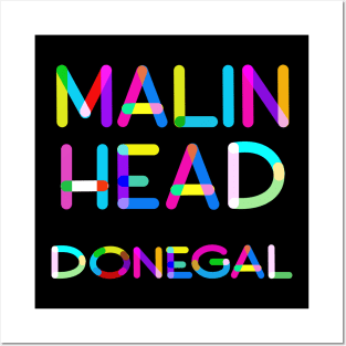 Colorful Malin Head, Donegal, Ireland Posters and Art